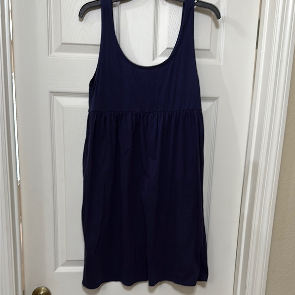 Mossimo Supply Co. Blue Sleeveless Relaxed Dress